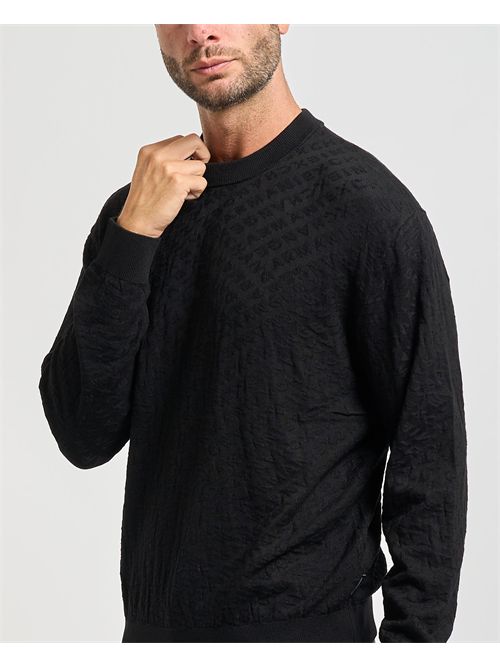 Men's Armani Exchange sweater in viscose blend ARMANI EXCHANGE | XM001316-AF10454UC001